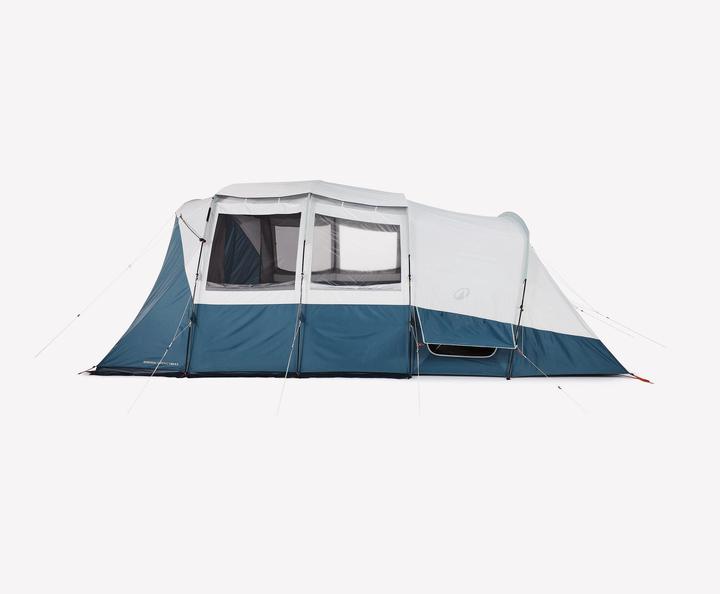 Produktbild Quechua Familienzelt Stangenaufbau - Arpenaz 6.3 F&B 6 Personen 3 Kabinen (25.75 kg, 6 Personen)
