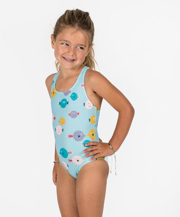 Produktbild Nabaiji Badeanzug Baby- Print Fische blau (86)