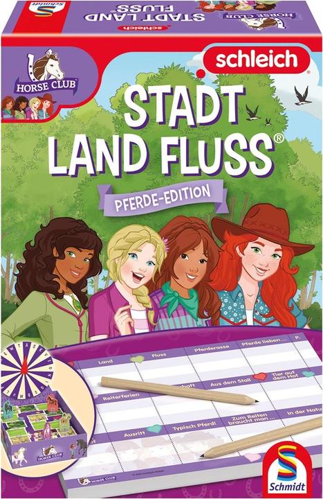 Produktbild Schmidt Spiele Schleich, Horse Club, Stadt, Land, Fluss® 40649 (Deutsch)