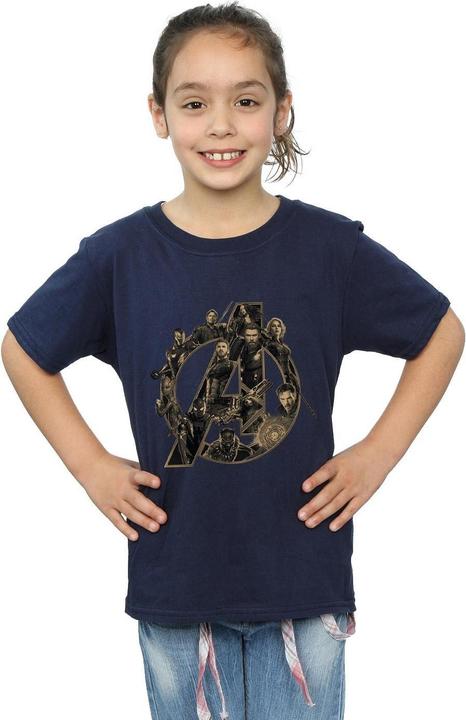 Image du produit - T-shirt AVENGERS INFINITY WAR LOGO - Fille (140, 146)