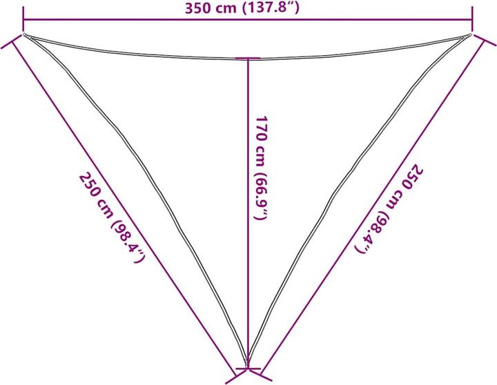 Actual product image VidaXL Awning (250 x 250 x 350 cm)