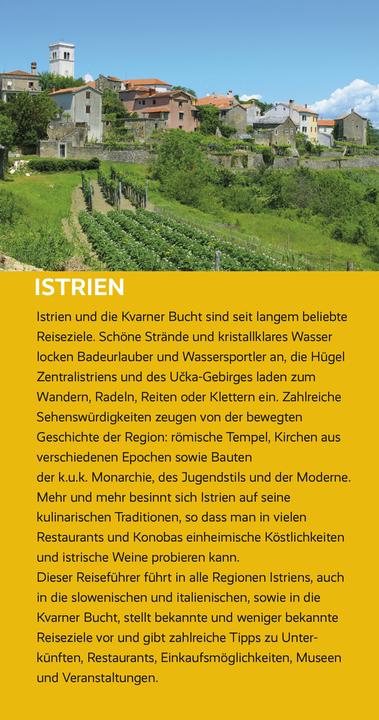 Actual product image Reiseführer Istrien und Kvarner Bucht (German, Matthias Jacob, 2025)