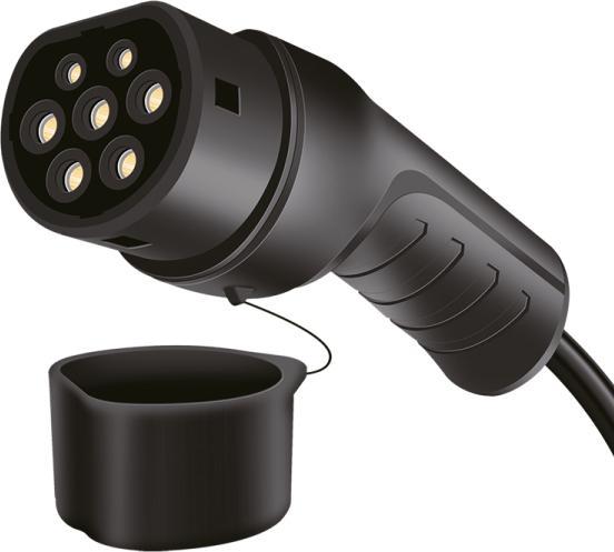 Produktbild LogiLink E-Auto-Ladekabel (Typ 2, 22 kW, 32 A, 7.50 m)