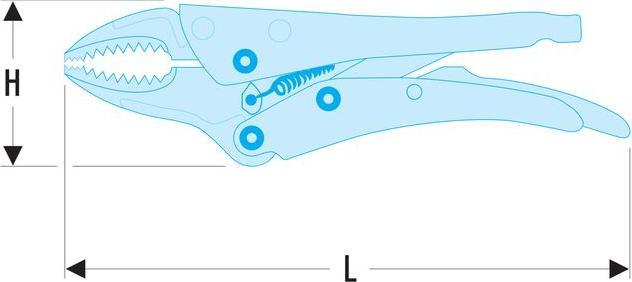 Actual product image Facom Locking pliers (150 mm)