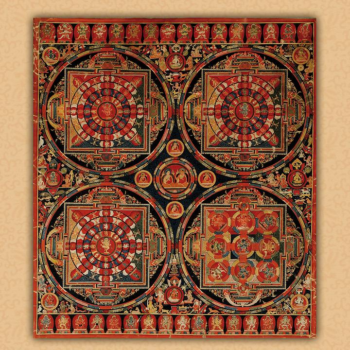 Produktbild The Healing Mandalas 2024 (30 x 30 cm, Harter Einband, Deutsch, Niederländisch, Tschechisch, Polnisch, Französisch, Spanisch, Italienisch, Englisch)