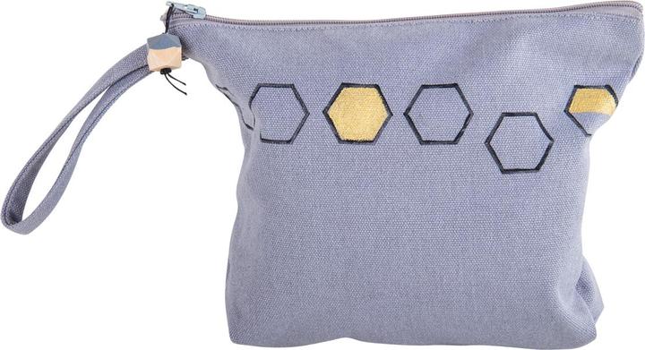Immagine prodotto Rayher Borsa per cosmetici con cerniera, 22 x 17 cm, grigio