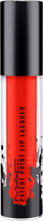 Actual product image MAC Cosmetics Patent Paint Lip Lacquer Patent Pleasure (Red enamel)