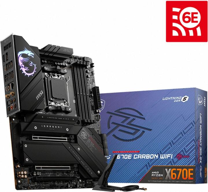 Actual product image MSI MPG X670E CARBON WIFI (AM5, AMD X670E, ATX)