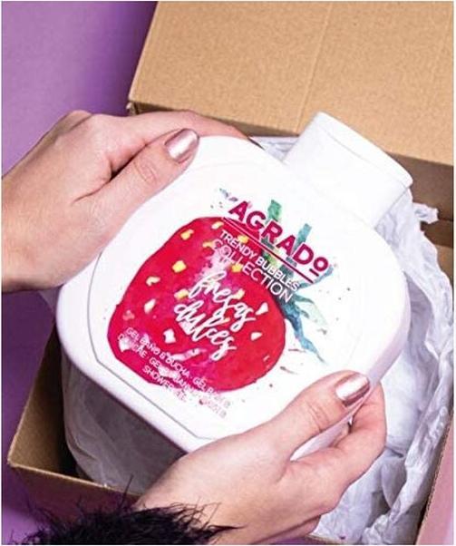 Image du produit Agrado Mousse de Bain et Gel Douche Fraise Douce 750 ml (750 ml)