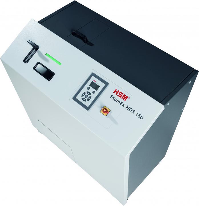 Produktbild HSM Powerline HDS 150 Festplattenvernichter, 1-stufig, Streifen: 40 mm (Streifenschnitt)