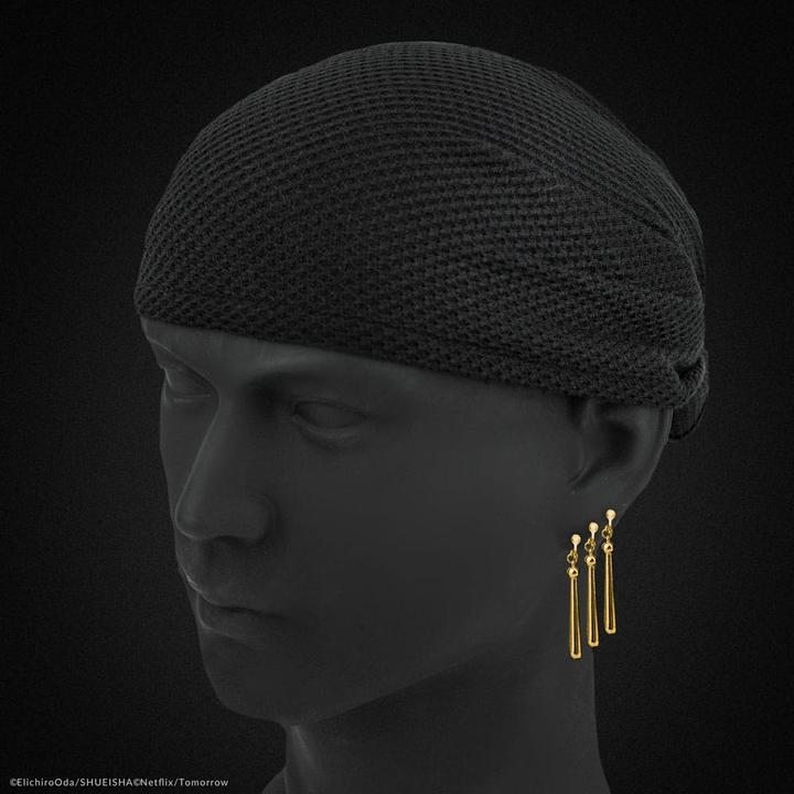 Actual product image Cinereplicas One Piece Bandana & Earring Set Zoro