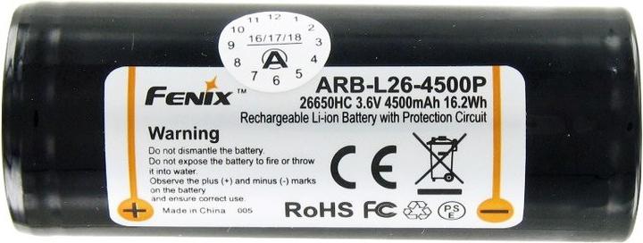 Produktbild Fenix Akku ARB-L4-4800 26650 geschützt