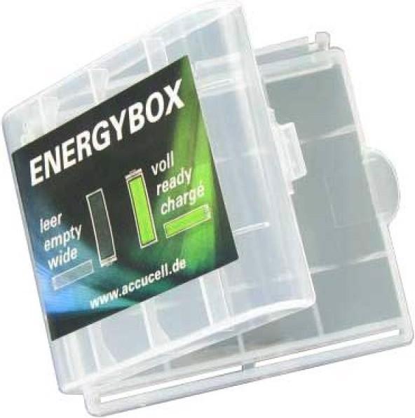 Actual product image Panasonic Eneloop battery combo pack with 4x AA and AAA batteries and 2 AccuCell battery boxes for free (4 pcs., AA, AAA)