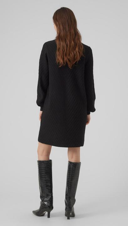 Produktbild Vero Moda VMANJASTINNA HIGHNECK ZIP DRESS GA EXC Strickkleid (M)