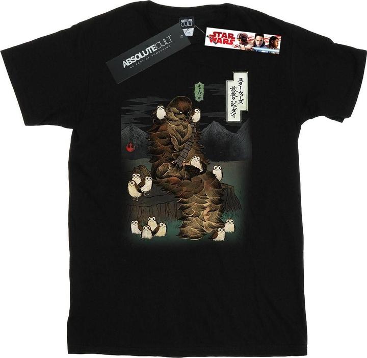 Image du produit Star Wars - T-shirt THE LAST JEDI JAPANESE CHEWBACCA PORGS - Homme (M)