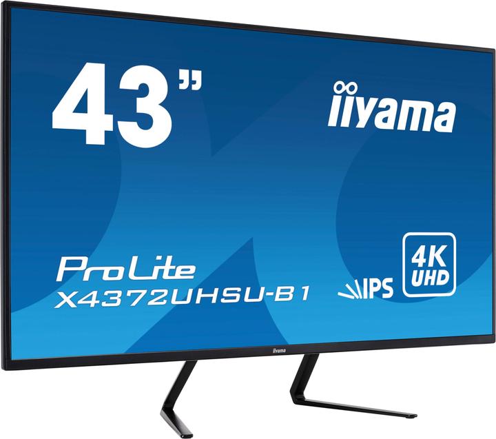 Actual product image iiyama ProLite X4372UHSU-B1 (3840 x 2160 Pixels, 42.52")