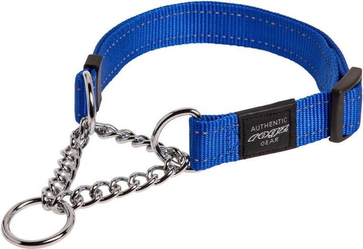 Productafbeelding Rogz Utility pull-stop kraag blauw, maat M (1 st) (M, Hond)