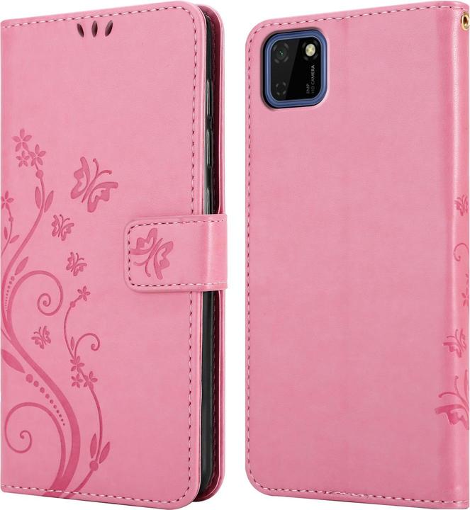 Actual product image Cadorabo Flower Book Cover (Huawei Y5p)