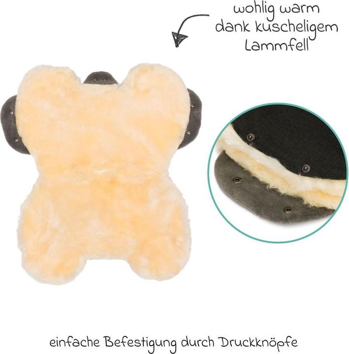 Produktbild Fillikid Handwärmer Lammfell-Handwärmer Nyby Style für Buggy