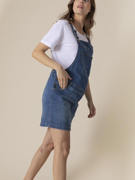 Actual product image Envie de Fraise Jeans dungaree dress for pregnancy SAM (M)