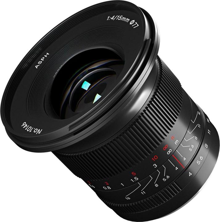 Image du produit 7artisans Focale fixe 15mm F/4 - Sony E-Mount (Sony E, Plein format)