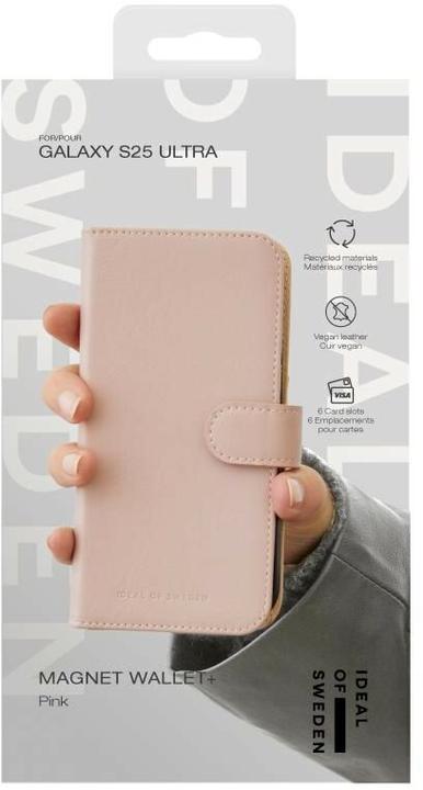 Immagine prodotto iDeal Of Sweden Galaxy S25 Magnet Wallet+ Cover - Pink (Samsung Galaxy S25)