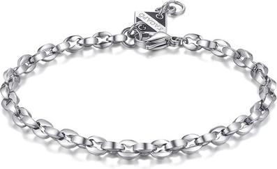 Sagapo S'Agapo Ripple Steel Bracelet For Men Srp41