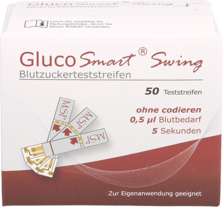 Produktbild Gluco Smart Glucosmart Swing Blutzu Te (Teststreifen)