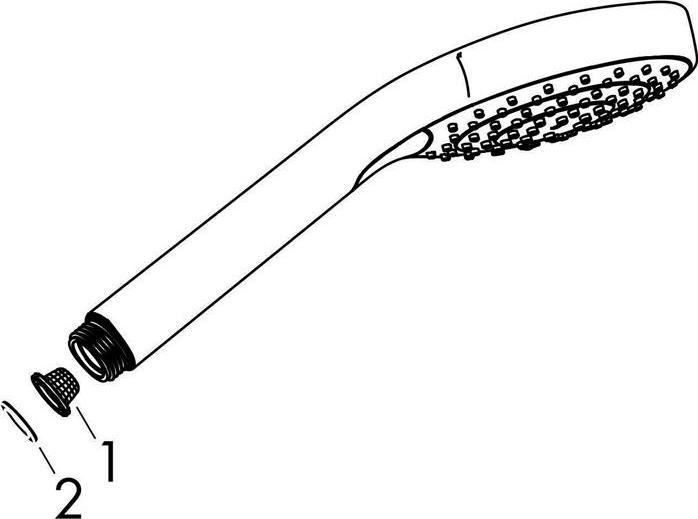 Immagine prodotto hansgrohe Croma Select S 110 Vario (3 Tipi di raggi, 15 l/min)