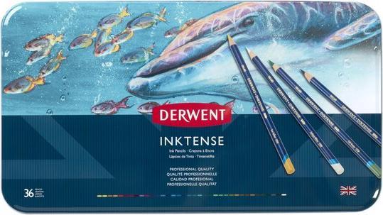 Actual product image Derwent Inktense permanent watercolour pencils (Multicoloured, Multicolor, multicolour, 36 x)