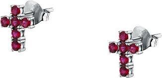 Actual product image Morellato - Matching Silver Tesori Cross Earrings SAIW220