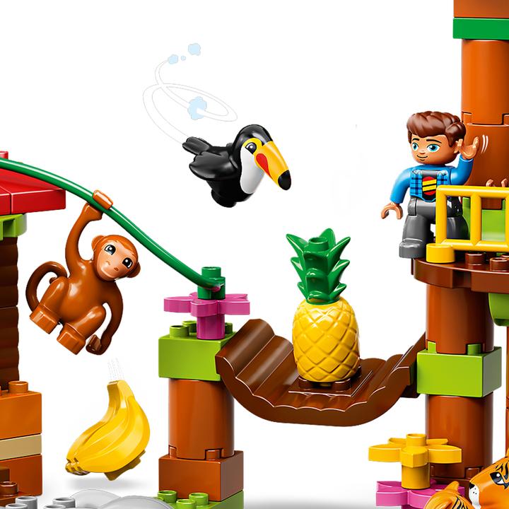 Actual product image LEGO DUPLO tree house in the jungle (10906)