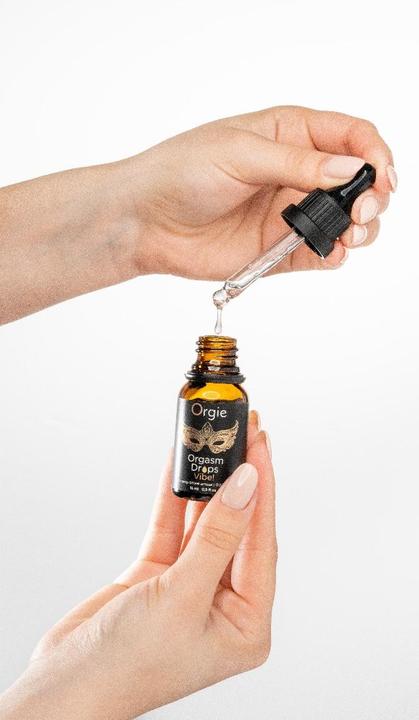 Actual product image Orgie Orgasm Drops Vibe (15 ml)