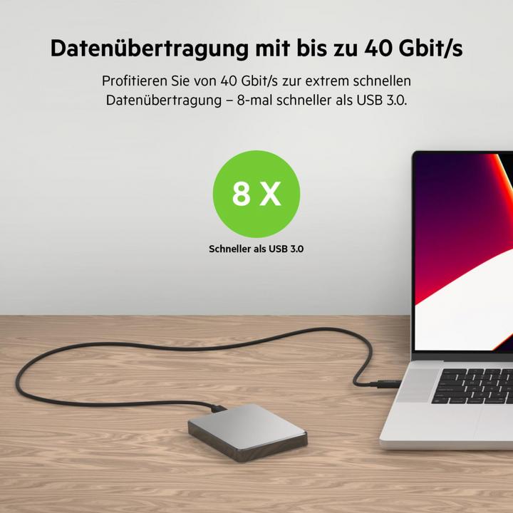 Actual product image Belkin USB C – USB C (1 m, USB 4.0, 100 W)