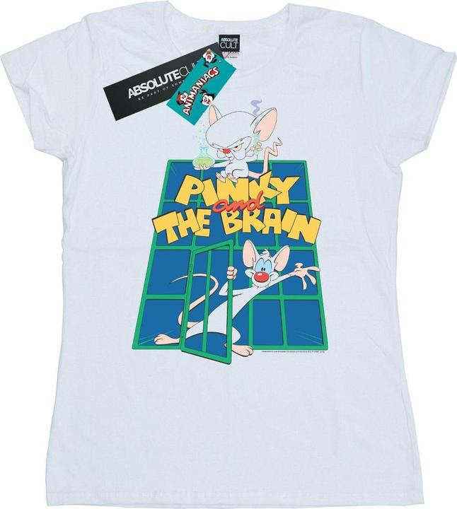Image du produit Universal Textiles - T-shirt PINKY AND THE BRAIN LABORATORY - Femme (L)