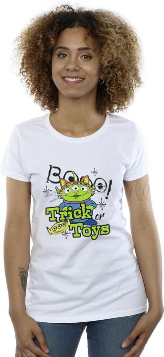Actual product image Toy Story Womens/Ladies Trick Or Toys Aliens Cotton Halloween T-Shirt (S)