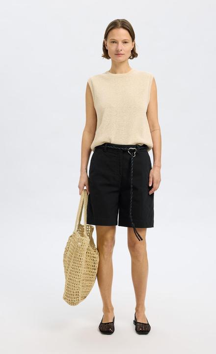 Actual product image Selected Femme Wide Fit Højtaljede shorts (34)