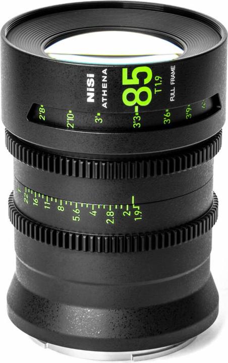Produktbild Nisi 85mm ATHENA PRIME Full Frame Cinema Lens T1.9 (G Mount | No Drop In Filter) (C-Mount, Vollformat)