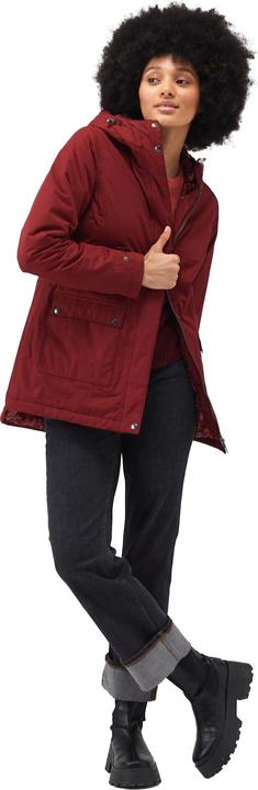 Actual product image Regatta Womens/Ladies Brenlyn Abstract Hearts Waterproof Jacket (36 D)