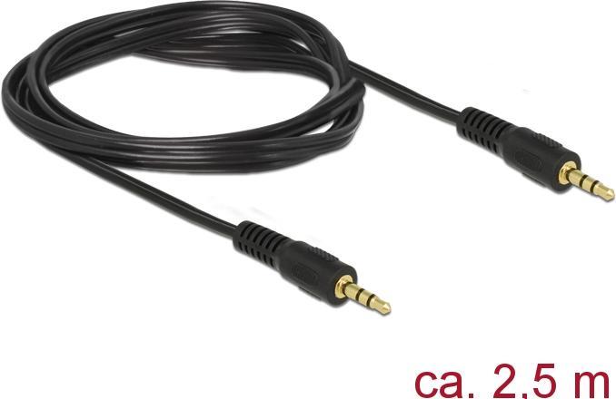 Produktbild Delock Klinke 3,5mm 3 Pin (2.50 m, 3.5mm Klinke (AUX))