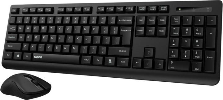 Produktbild Rapoo X1700 Schwarz Kabelloses Multi-Mode-Deskset (DE, Kabellos)