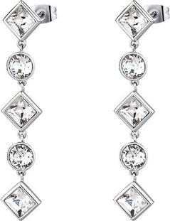 Brosway Long Dangle Earrings With Crystals Emphasis Beh26