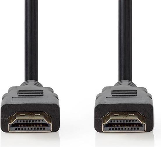 Image du produit Nedis Câble HDMI ultra-rapide de 2m avec Ethernet, plaqué or (noir) Prise en charge : 8K à 60H (2 m, HDMI)