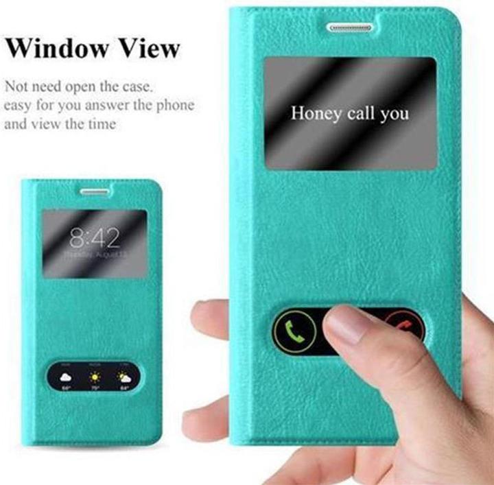 Produktbild Cadorabo Book mit View Doppelfenster Cover (Samsung Galaxy A3 (2016))