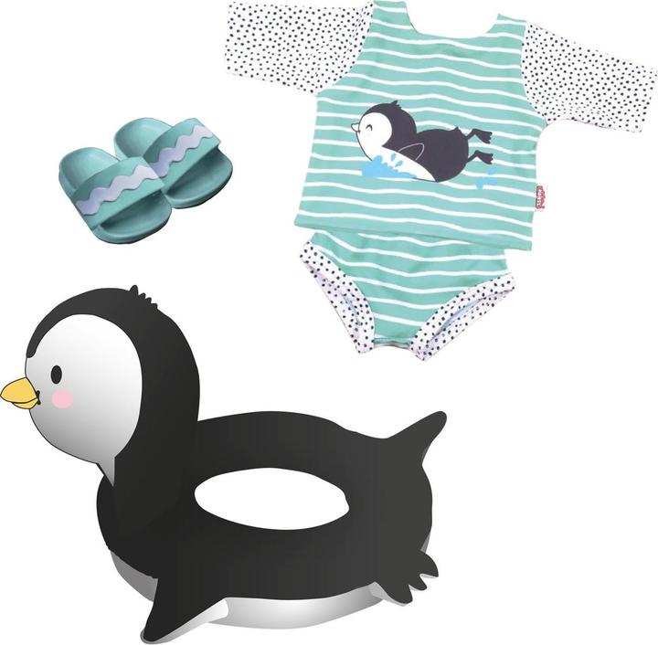 Actual product image Heless Pu penguin swim set, size 35-45cm
