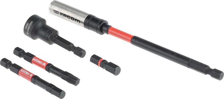 Produktbild Facom Sechskant, Phillips, Pozidriv, Torx Bitsatz schlagfest, 50teilig, Länge 25 mm, 63 mm (25mm)