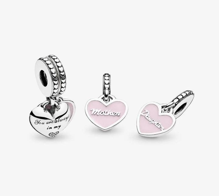 Produktbild Pandora Mutter & Tochter Herzen (Sterling Silber 925, Emaille)