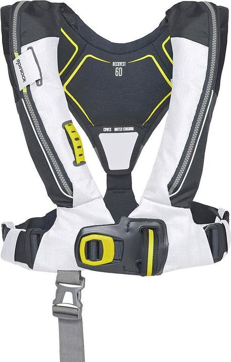 Immagine prodotto Spinlock Giubbotto di salvataggio automatico "Deckvest 6D" con imbracatura (Taglia unica, 50-90 kg)