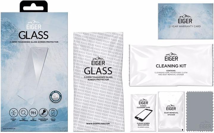 Actual product image Eiger Mountain Glass Clear (1 Piece, Google Pixel 3)