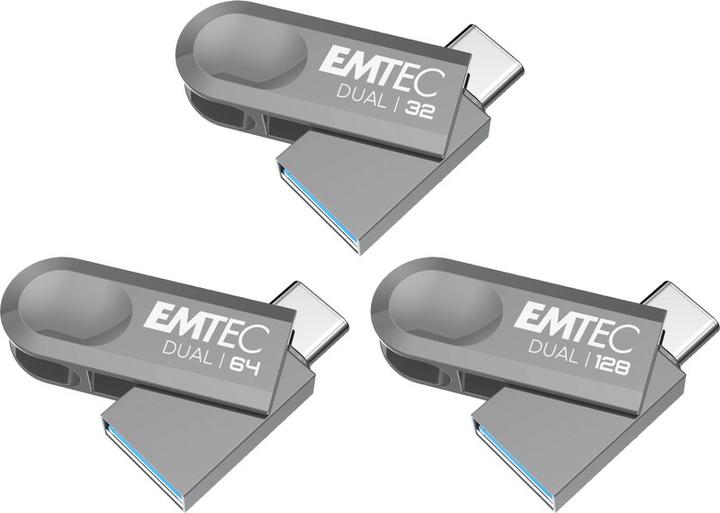 Produktbild Emtec USB3.2 Type-C Dual D280 32GB (32 GB, USB 3.2)